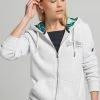 Superdry Zip-up Sweatshirt - Ice Marl