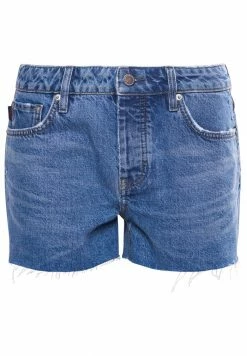 Superdry CUT OFF - Denim Shorts - Mid Indigo -Superdry Shop cbaf7f1d34674781beac3c095d1d4cd1