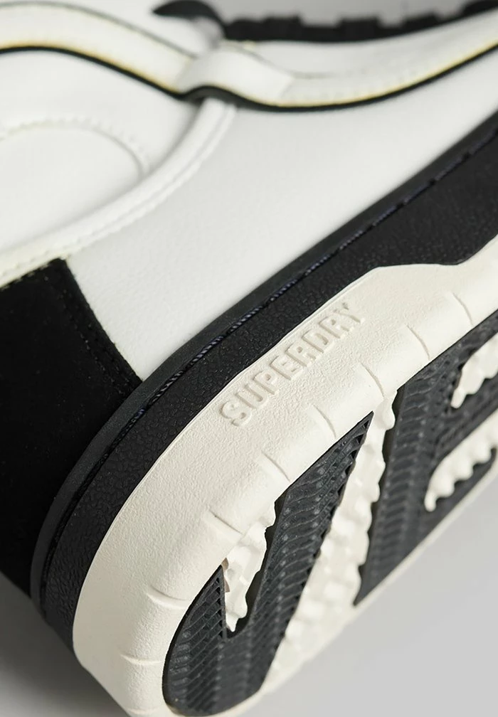 Superdry VINTAGE VEGAN BASKET - High-top Trainers - White Vintage Black 5 Superdry VINTAGE VEGAN BASKET - High-top Trainers - White Vintage Black - Image 5