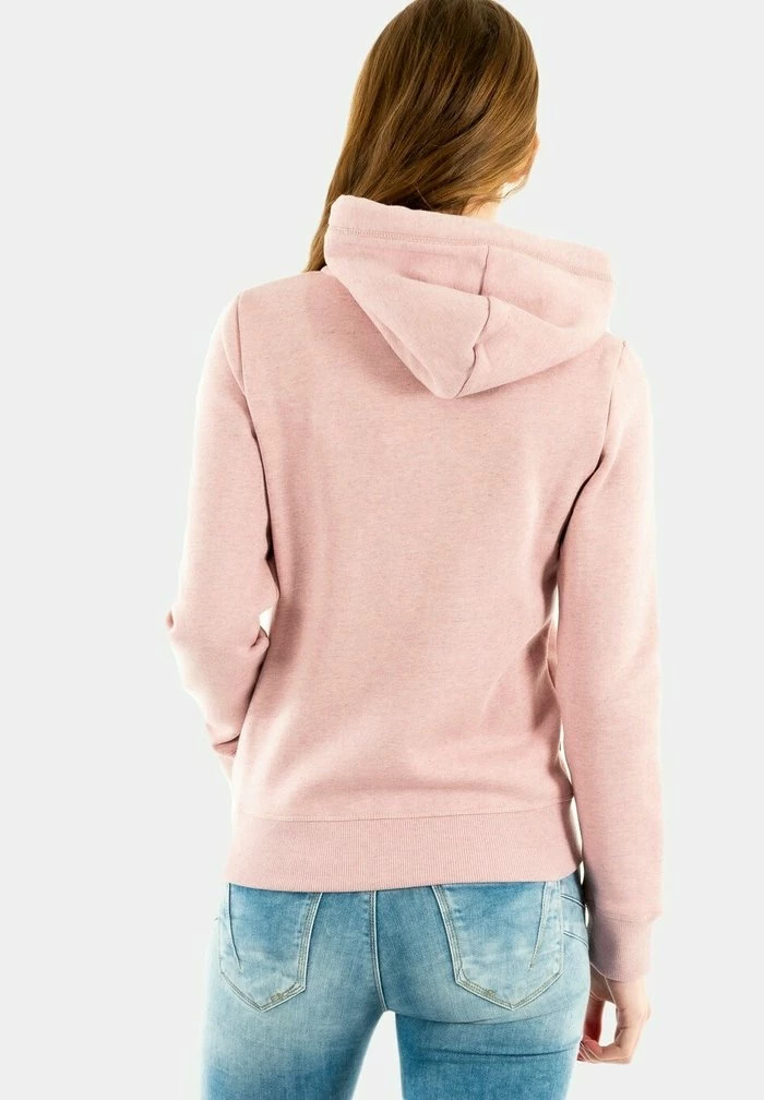 Superdry Zip-up Sweatshirt - Rose 2 Superdry Zip-up Sweatshirt - Rose - Image 2