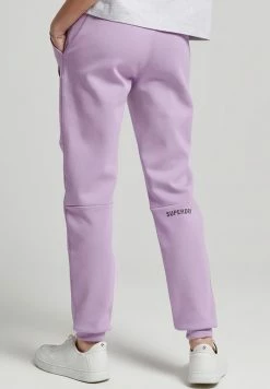 Superdry TECH - Tracksuit Bottoms - Mid Lilac