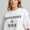 Superdry CORE - Print T-shirt - Optic