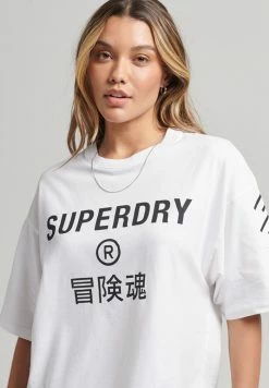 Superdry CORE - Print T-shirt - Optic