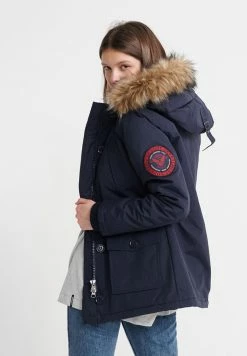 Superdry EVEREST - Winter Coat - Navy -Superdry Shop ccc178da4df44547a847efbac5e1d24f