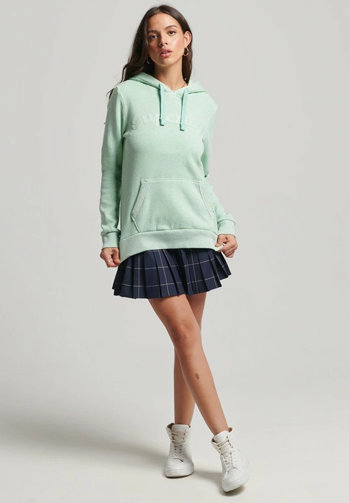 Superdry VINTAGE COOPER CLASSIC - Hoodie - Sea Glass 1 Superdry VINTAGE COOPER CLASSIC - Hoodie - Sea Glass