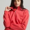 Superdry VINTAGE LOGO - Sweatshirt - Papaya Red Marl