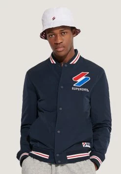 Superdry Varsity - Bomber Jacket - Eclipse Navy
