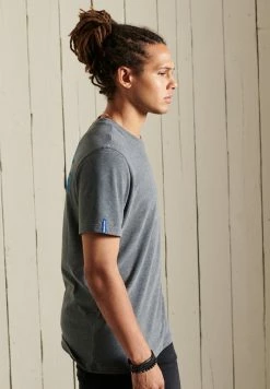 Superdry VINTAGE LOGO AMERICAN CLASSIC - Print T-shirt - Rich Charcoal Marl -Superdry Shop cd1d97faebf945b9adfa63a4dcbc3c18