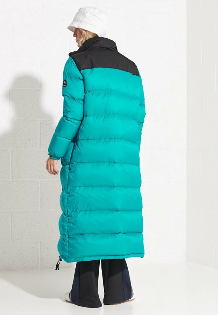 Superdry Down Coat - Tropical Green 2 Superdry Down Coat - Tropical Green - Image 2