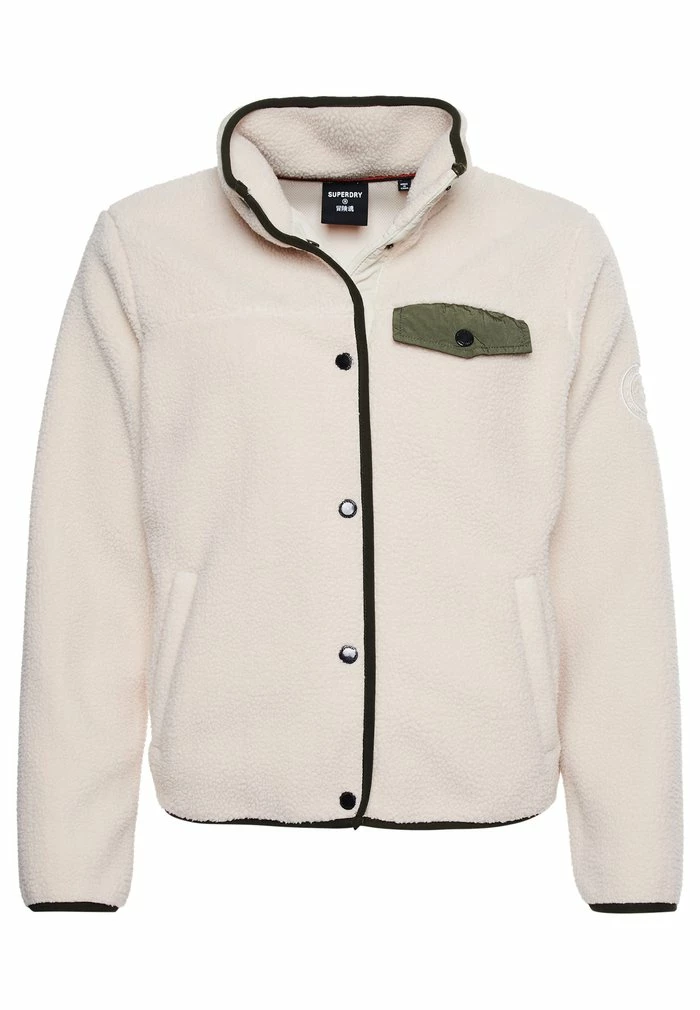 Superdry EXPEDITION - Fleece Jacket - Pale Oatmeal 5 Superdry EXPEDITION - Fleece Jacket - Pale Oatmeal - Image 5