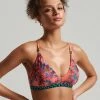 Superdry VINTAGE TROPICAL - Bikini Top - Mixed Print Coral