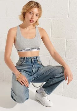 Superdry Bustier - Grey Marl -Superdry Shop cd8a5a2d195e4047a557b4341a2eeb64