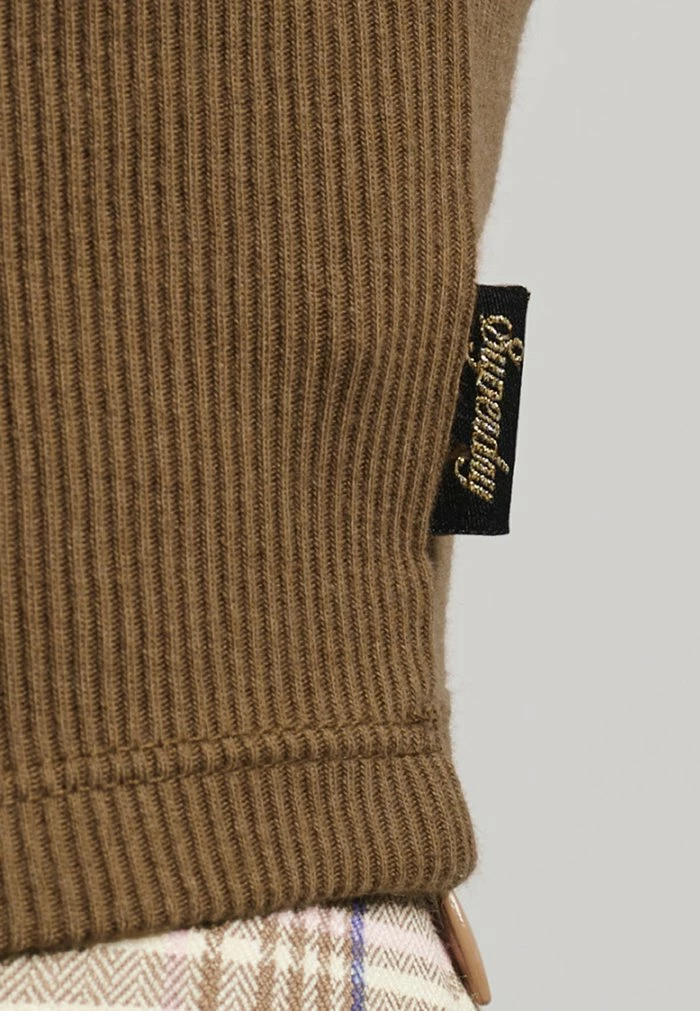 Superdry VINTAGE MINI - Top - Cocoa Brown 3 Superdry VINTAGE MINI - Top - Cocoa Brown - Image 3