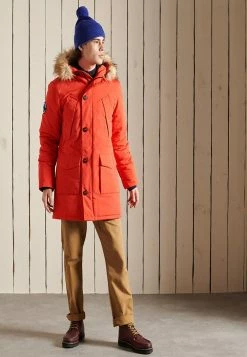 Superdry EVEREST - Winter Coat - Bold Orange