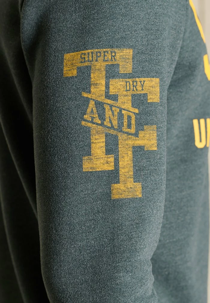 Superdry TRACK FIELD - Sweatshirt - Pine Marl 4 Superdry TRACK FIELD - Sweatshirt - Pine Marl - Image 4