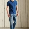 Superdry Polo Shirt - Pilot Mid Blue