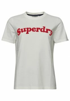 Superdry VINTAGE COOPER CLASSIC - Print T-shirt - Ecru