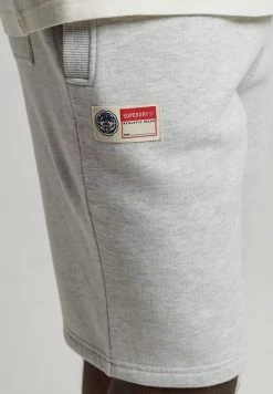 Superdry VINTAGE ATHLETIC - Shorts - Glacier Grey Marl -Superdry Shop cdf5340aa0d64e6dbf203588c6c64c4b