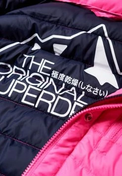 Superdry MIT DOPPELREISSVERSCHLUSS - Winter Jacket - Pink -Superdry Shop ce27ee7ea5fd4d79adbfe86d31900862