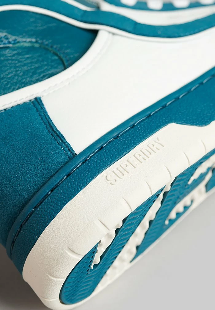 Superdry VINTAGE VEGAN BASKET - High-top Trainers - White Lagoon 5 Superdry VINTAGE VEGAN BASKET - High-top Trainers - White Lagoon - Image 5