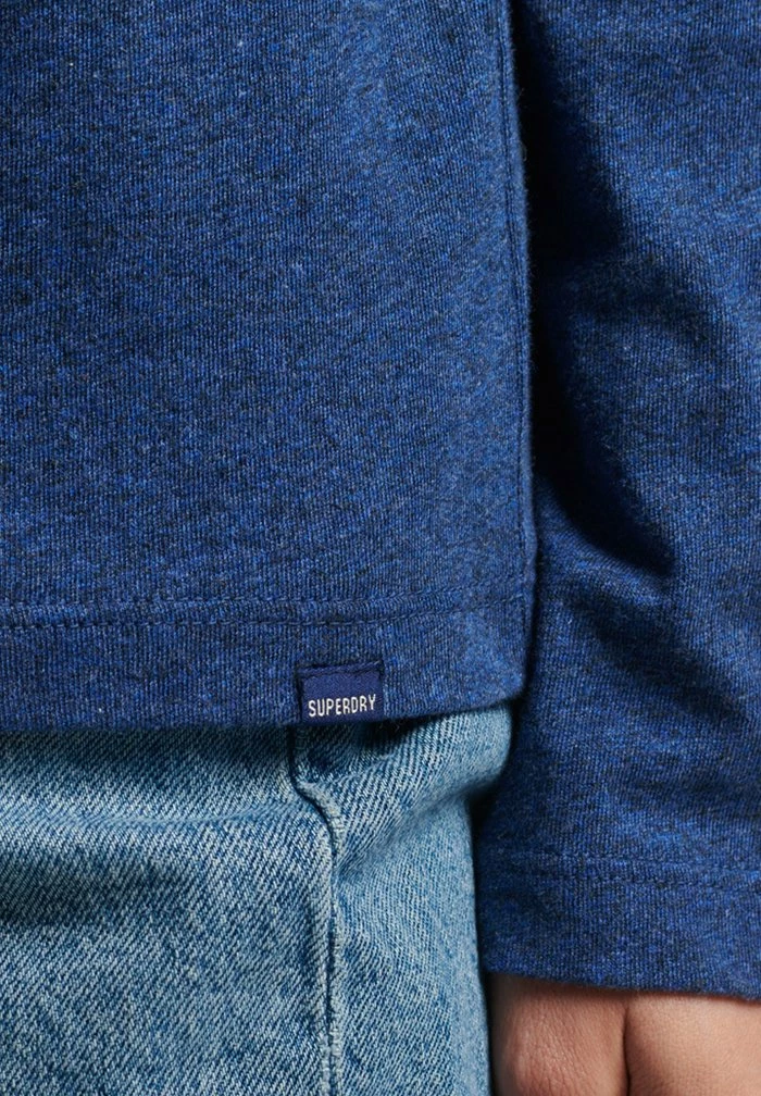 Superdry VINTAGE - Long Sleeved Top - Bright Blue Marl 3 Superdry VINTAGE - Long Sleeved Top - Bright Blue Marl - Image 3