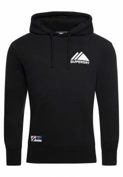 Superdry MOUNTAIN SPORT MONO - Hoodie - Black -Superdry Shop ce37f1a5cd9c447e8b8b9b9bdc358dfb