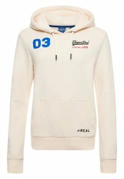 Superdry AMERICAN CLASSICS - Sweatshirt - Oatmeal -Superdry Shop ce3fc77a60f04a0188735ff6e98751a9