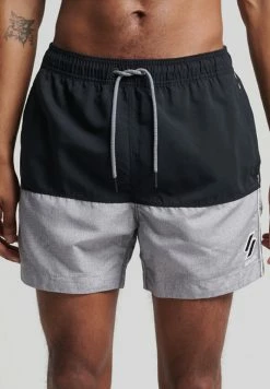 Superdry Swimming Shorts - Black Grey Marl