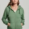 Superdry Zip-up Sweatshirt - Winter Mint Marl