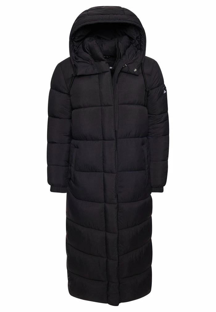 Superdry Winter Coat - Black Grid 4 Superdry Winter Coat - Black Grid - Image 4