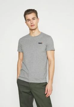 Superdry VINTAGE TEE - Basic T-shirt - Grey Marl