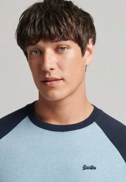 Superdry VINTAGE BASEBALL - Print T-shirt - Stone Blue Marl ,eclipse Navy -Superdry Shop ced4d50746f24772b2c5286b6715939c