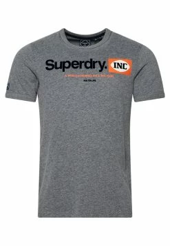 Superdry VINTAGE CROSSING LINES RINGER - Print T-shirt - Rich Charcoal Marl 9 Superdry VINTAGE CROSSING LINES RINGER - Print T-shirt - Rich Charcoal Marl -Superdry Shop cedd75e3027d42f59d25a2e90cc7538e