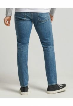 Superdry Straight Leg Jeans - Stanton Bright Blue Vintage -Superdry Shop cf26cd50edd6477a97bc789ebd7fa007