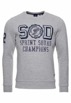 Superdry TRACK & FIELD - Sweatshirt - Grey Marl -Superdry Shop cf4a2f035c374955bcd95fc26aec7a37