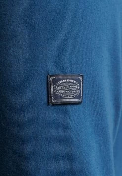 Superdry VINTAGE LOGO NARRATIVE - Long Sleeved Top - Blue Bottle -Superdry Shop cfc98c50b705410f9f5cee4b0614404b