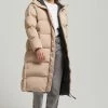 Superdry LONGLINE - Winter Coat - Shaker Beige