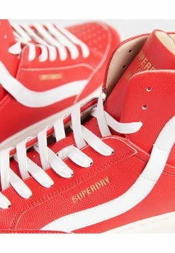 Superdry BASKET LUX - High-top Trainers - Red/ White -Superdry Shop cfe4624377324e589f03ceddb2410abd