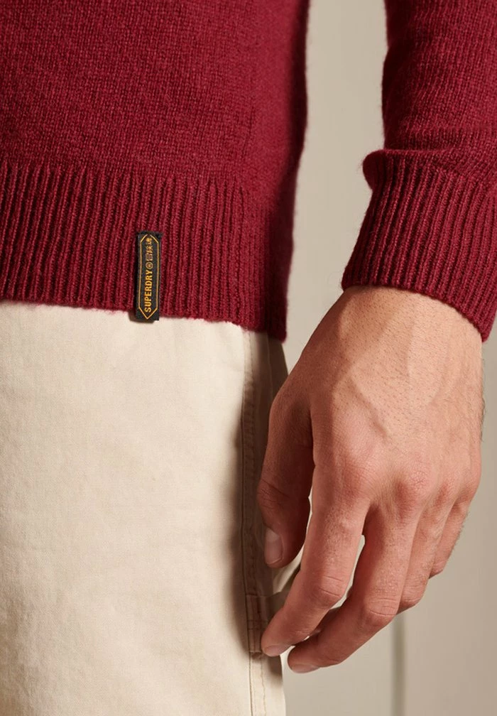Superdry HARLO - Jumper - Spiced Red 4 Superdry HARLO - Jumper - Spiced Red - Image 4