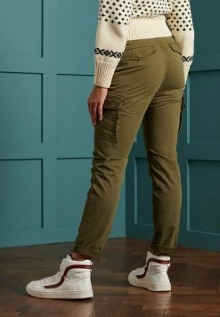 Superdry Cargo Trousers - Tuscan Olive Embroidered -Superdry Shop d07150121d664c6a8274f975cd1da983