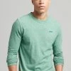 Superdry VINTAGE - Long Sleeved Top - Bright Green Grit