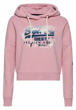 Superdry VINTAGE LOGO NARRATIVE - Hoodie - Soft Pink -Superdry Shop d09d44761db440c6a96a48a7821515cd