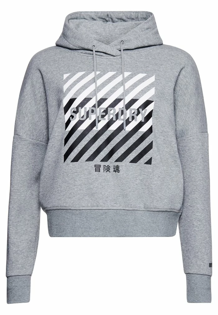 Superdry Hoodie - Grey Marl 4 Superdry Hoodie - Grey Marl - Image 4