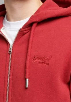 Superdry Zip-up Sweatshirt - Track Red Marl -Superdry Shop d0b3bb057af94fa2af0441a757470902