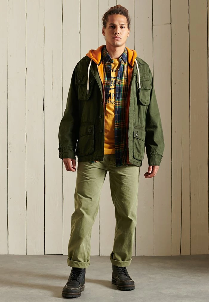 Superdry Denim Jacket - Olive 2 Superdry Denim Jacket - Olive - Image 2