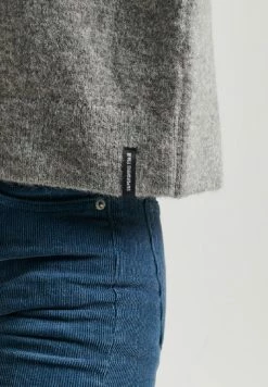 Superdry VINTAGE ESSENTIAL MOCK NECK - Jumper - Light Grey Marl -Superdry Shop d0dc8d47f3f6439d94386c42f3fcfd25