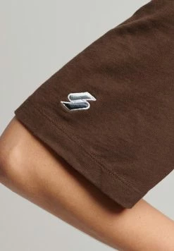 Superdry CODE LINEAR LOOSE - Print T-shirt - Rock Brown -Superdry Shop d10094af6de44ca7b8baac8f32124dd1