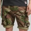 Superdry VINTAGE CORE - Shorts - Outline Camo Dark