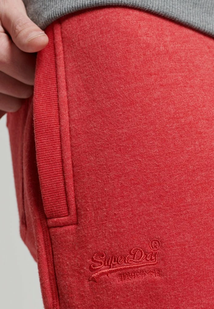Superdry Tracksuit Bottoms - Papaya Red Marl 3 Superdry Tracksuit Bottoms - Papaya Red Marl - Image 3