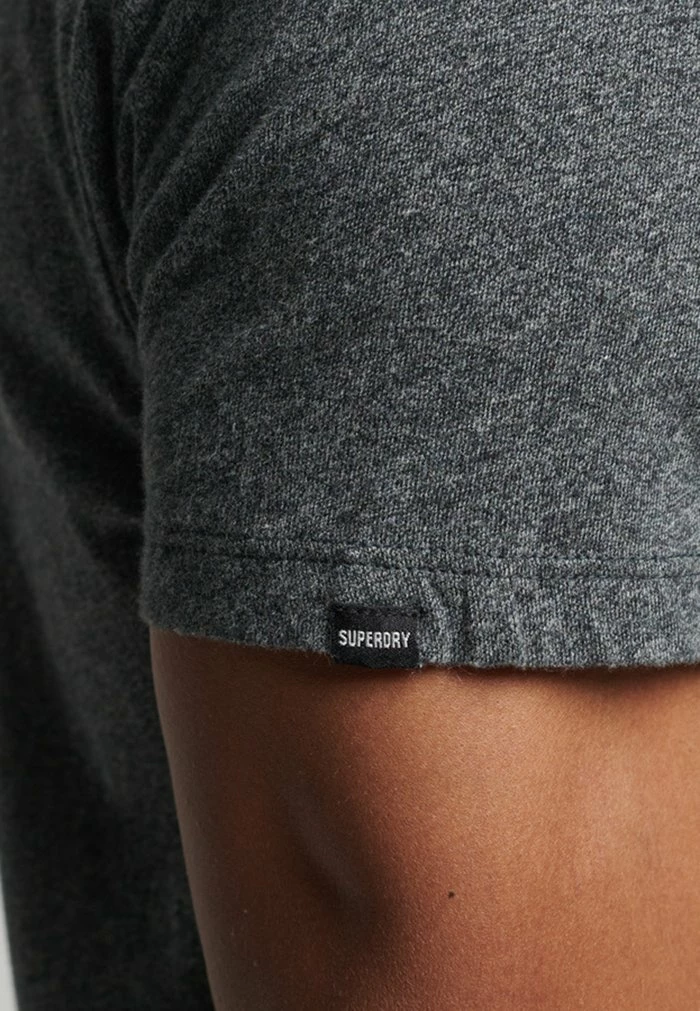 Superdry VINTAGE LOGO MICRO - Basic T-shirt - Asphalt Grit 4 Superdry VINTAGE LOGO MICRO - Basic T-shirt - Asphalt Grit - Image 4